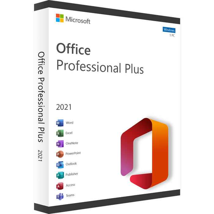 Microsoft Office 2021 Professional Plus for Windows PC - Instant Download